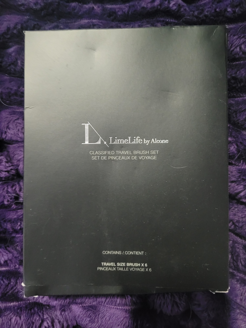 LimeLife by Alcone Classified Travel Brush Set - Black